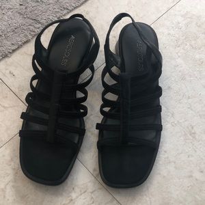 Late 90s thick heeled sandals